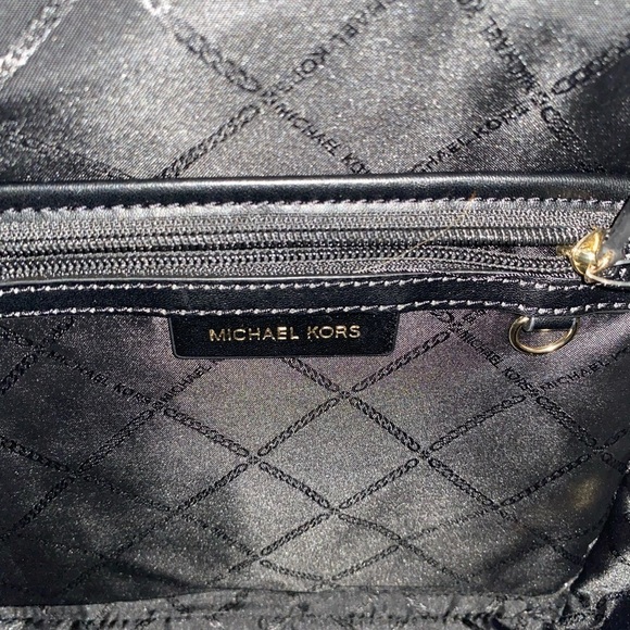 NWT-MICHAEL KORS-VALERIE-BLACK PEBBLED LEATHER BACKPACK-38F2G9VB2L - Picture 12 of 12